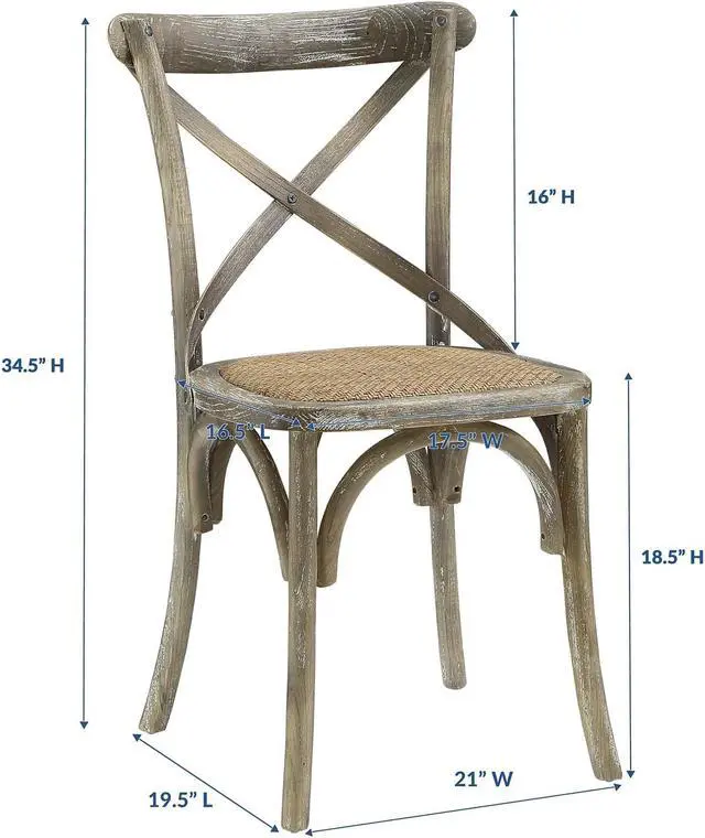 Alt view image 2 of 6 - Gear Dining Side Chair - Gray