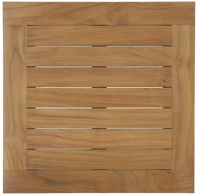 Alt view image 4 of 6 - Marina Outdoor Patio Teak Side Table - Natural