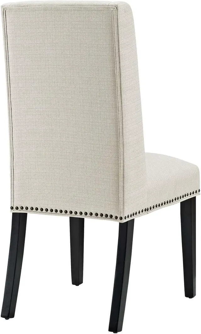 Alt view image 3 of 4 - Baron Fabric Dining Chair - Beige