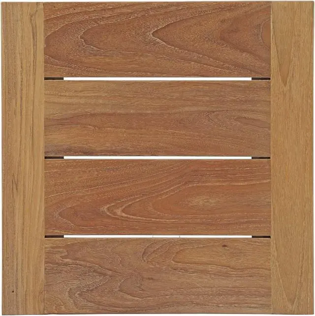 Alt view image 3 of 4 - Upland Outdoor Patio Wood Side Table - Natural