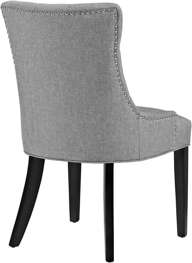 Alt view image 3 of 4 - Regent Fabric Dining Chair - Light Gray