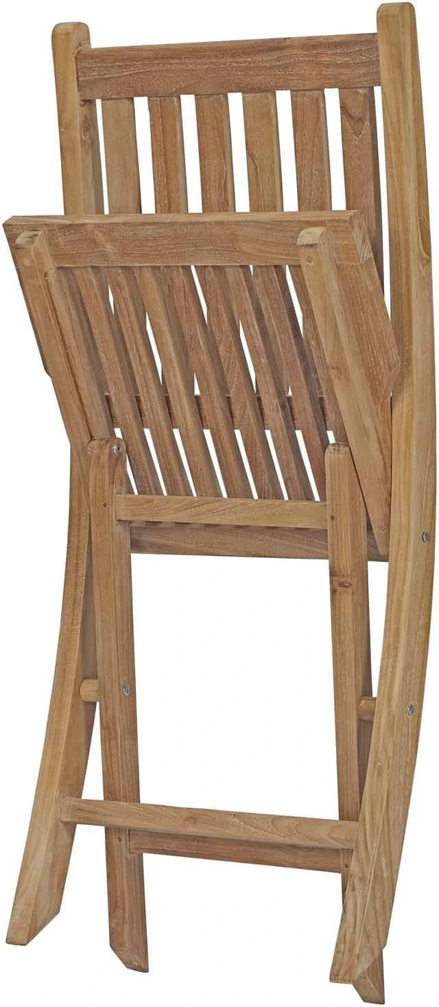 Alt view image 5 of 13 - Marina 9 Piece Outdoor Patio Teak Outdoor Dining Set - Natural
