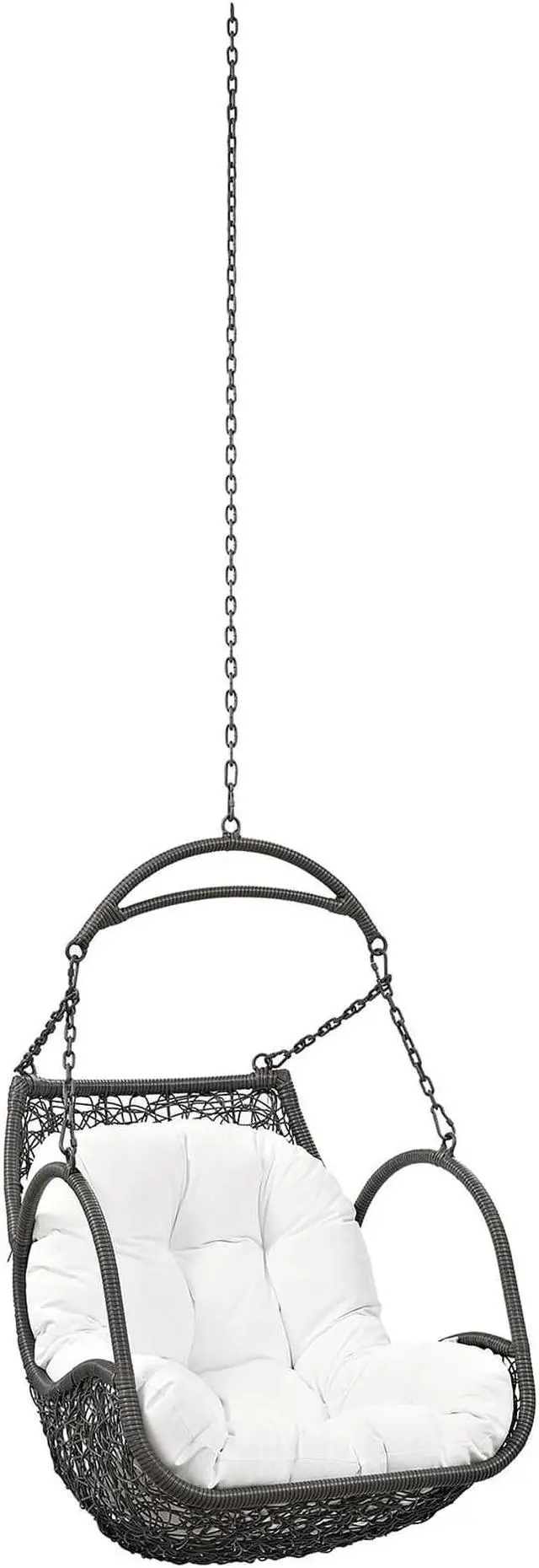 Main image of Arbor Outdoor Patio Swing Chair Without Stand - White
