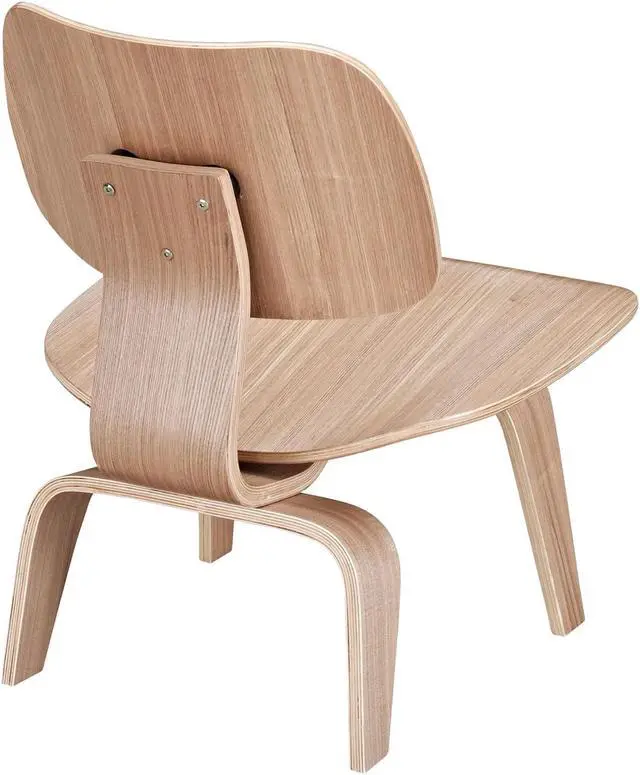 Alt view image 3 of 4 - Fathom Wood Lounge Chair - Natural