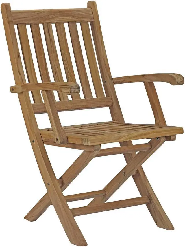 Alt view image 2 of 13 - Marina 7 Piece Outdoor Patio Teak Outdoor Dining Set - Natural