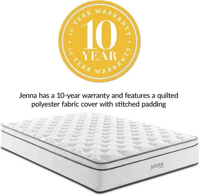 Alt view image 3 of 6 - Jenna 14" Queen Innerspring Mattress -