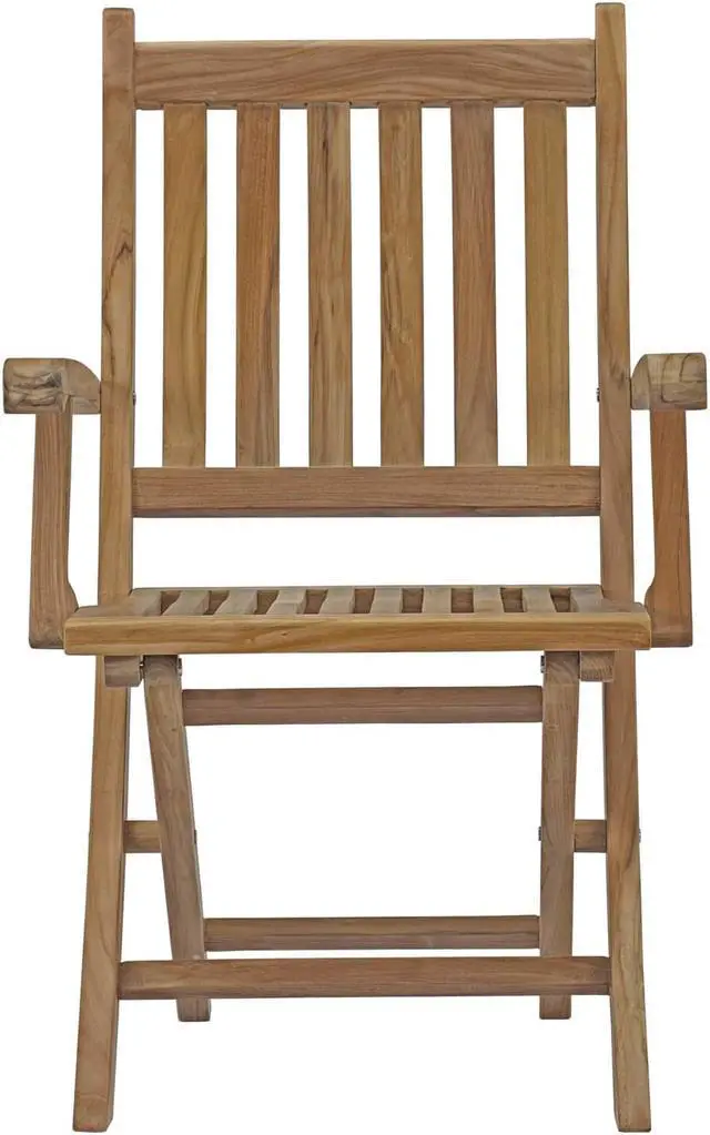 Alt view image 4 of 13 - Marina 7 Piece Outdoor Patio Teak Outdoor Dining Set - Natural