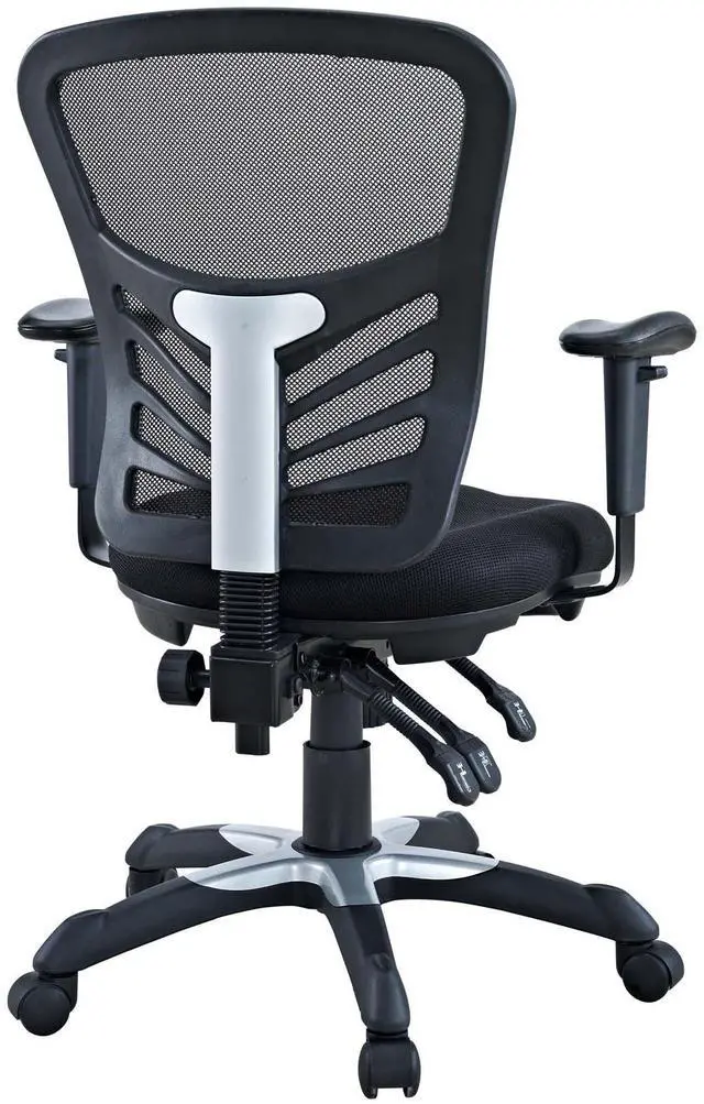 Alt view image 13 of 20 - Articulate Black Mesh Office Chair