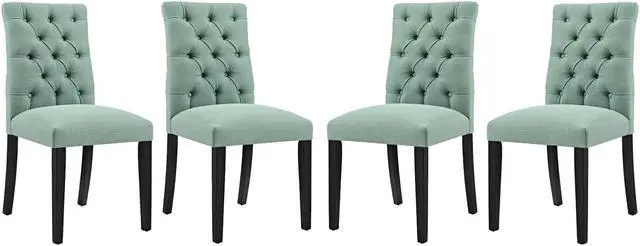 Main image of Duchess Dining Chair Fabric Set of 4 - Laguna