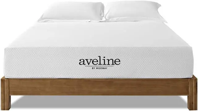 Main image of Aveline 10" California King Gel Memory Foam Mattress - White