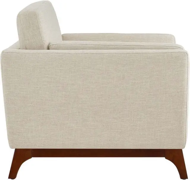 Alt view image 2 of 5 - Chance Upholstered Fabric Armchair - Beige