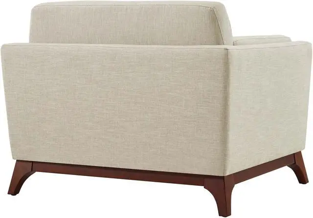 Alt view image 3 of 5 - Chance Upholstered Fabric Armchair - Beige