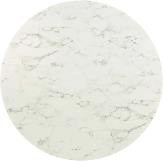 Alt view image 3 of 4 - Lippa 47" Round Dining Table - Gold White