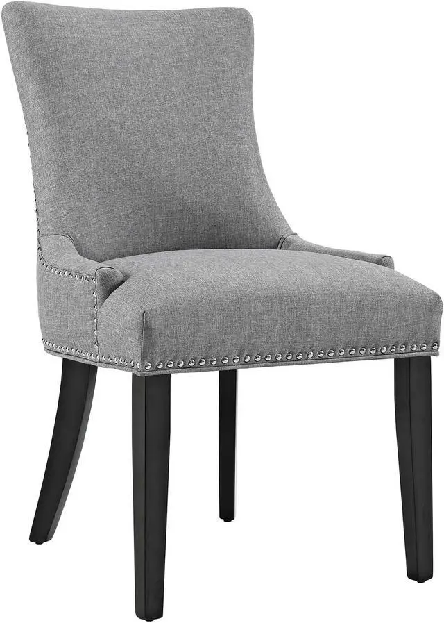 Alt view image 2 of 4 - Marquis Dining Chair Fabric Set of 4 - Light Gray