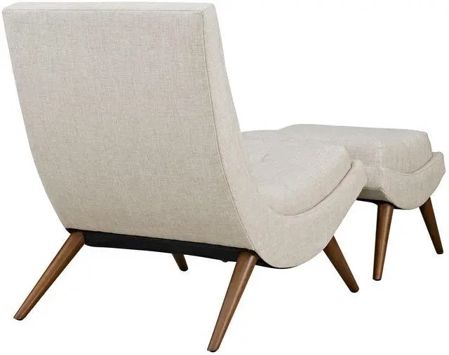 Alt view image 3 of 4 - Ramp Upholstered Fabric Lounge Chair Set - Sand