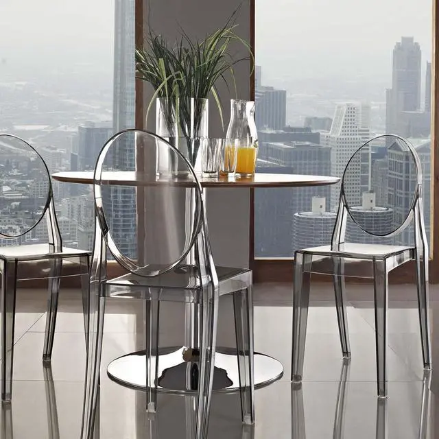 Alt view image 5 of 5 - Casper Dining Chairs Set of 2 - Smoke