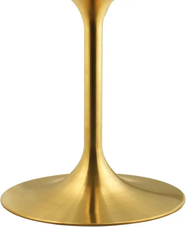 Alt view image 2 of 4 - Lippa 60" Round Dining Table - Gold White