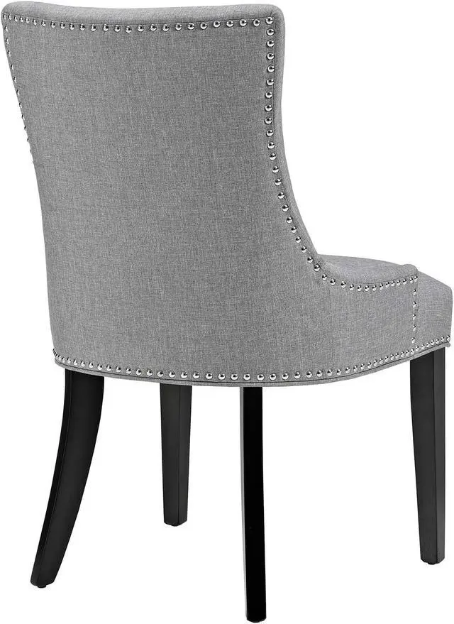 Alt view image 4 of 4 - Marquis Dining Chair Fabric Set of 4 - Light Gray