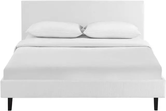Alt view image 4 of 5 - Anya Queen Bed - White