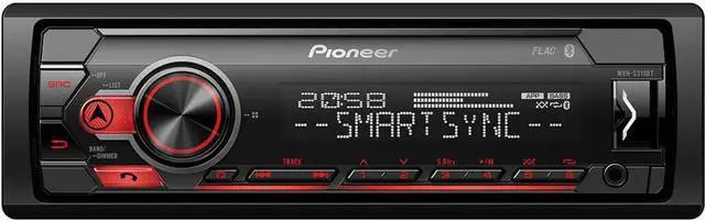 Alt view image 6 of 13 - Pioneer MVH-S310BT Single-DIN In-Dash Digital Media Receiver with Bluetooth (does not play CD's)