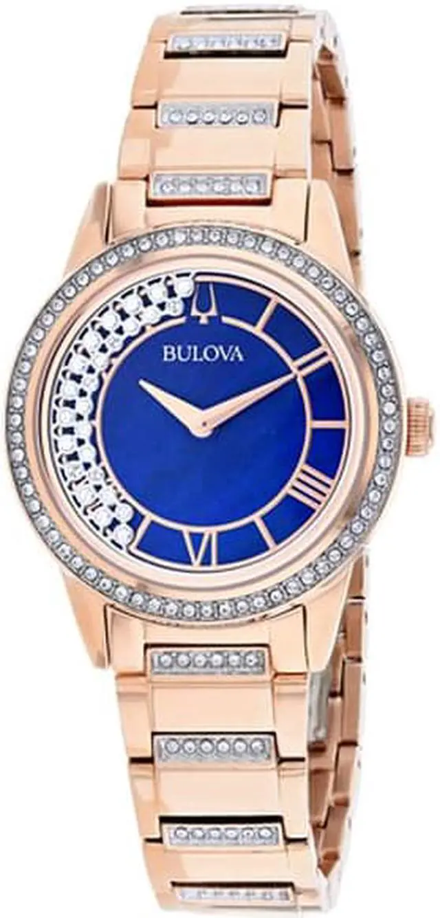 Alt view image 6 of 20 - Bulova Ladies TurnStyle Rose Gold Plated Stainless Steel Quartz Watch 98L247