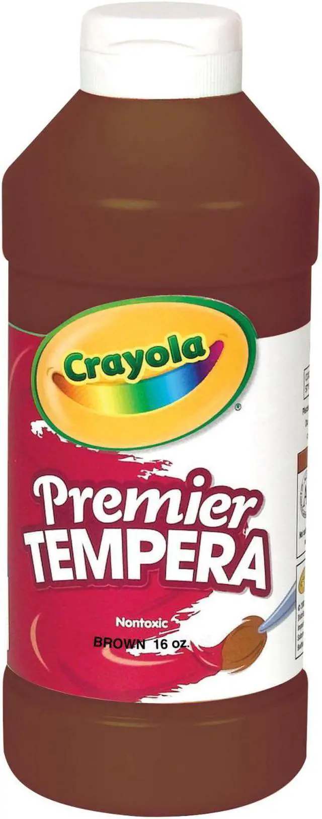 Alt view image 2 of 6 - Crayola. 541216007 Premier Tempera Paint, Brown, 16 oz