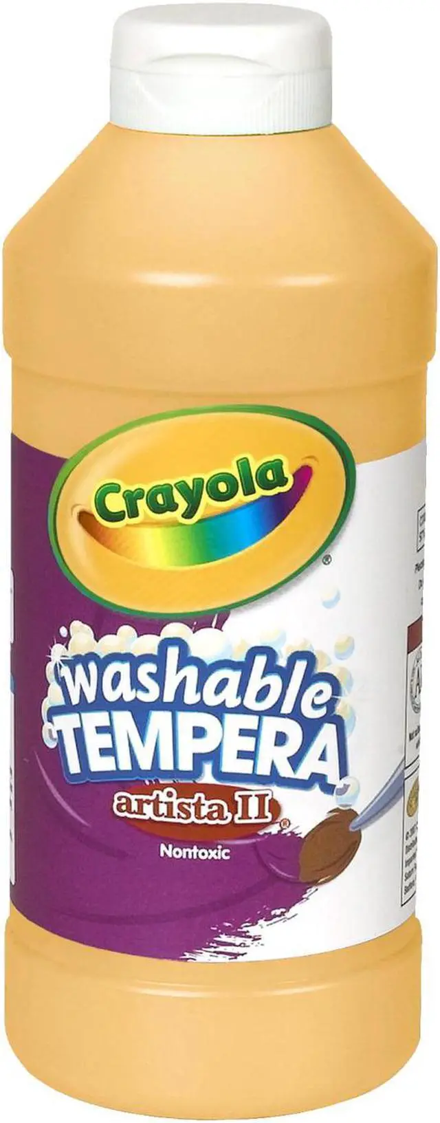 Alt view image 3 of 5 - Crayola Llc Formerly Binney & Smith BIN543115033 Artista Ii Tempera Peach 16Oz