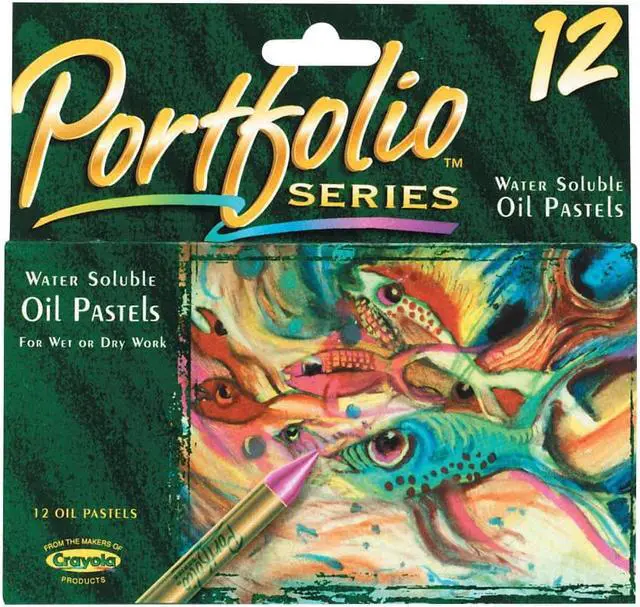 Alt view image 6 of 8 - Crayola Portfolio Pastels 12/Pkg-Assorted Colors