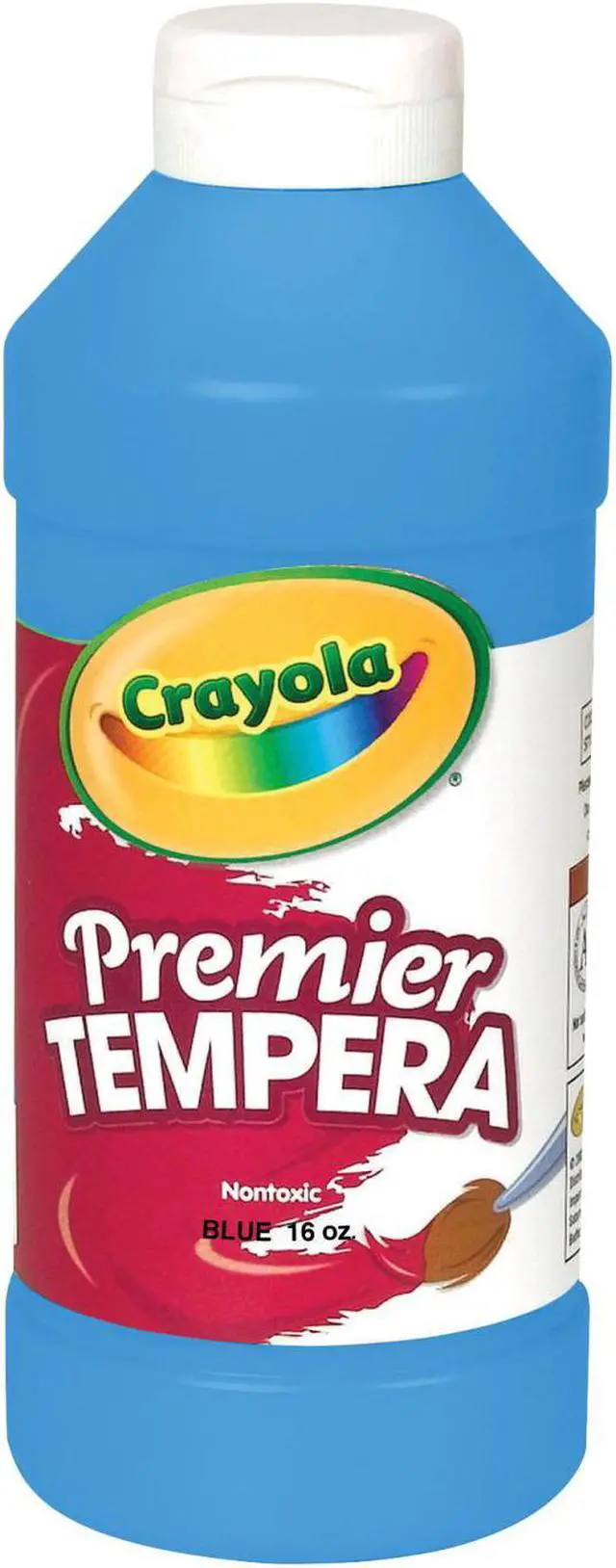 Alt view image 4 of 8 - Crayola. 541216042 Premier Tempera Paint, Blue, 16 oz