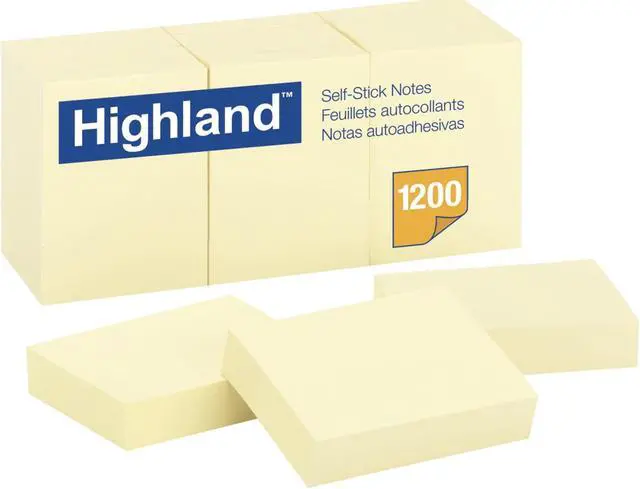 Alt view image 2 of 8 - 3M COMPANY MMM6539YW NOTES HIGHLAND YELLOW 1.5 INCH X 2 INCH
