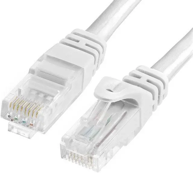 Main image of Cmple - CAT 6 500MHz UTP ETHERNET LAN NETWORK CABLE -10 FT White