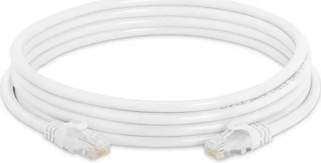 Alt view image 2 of 2 - Cmple - CAT 6 500MHz UTP ETHERNET LAN NETWORK CABLE -10 FT White