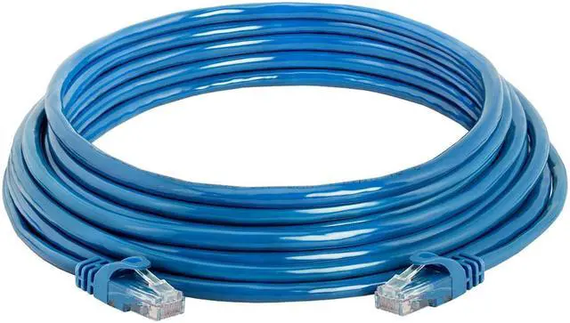 Alt view image 2 of 2 - Cmple - CAT 6 500MHz UTP ETHERNET LAN NETWORK CABLE -25 FT Blue