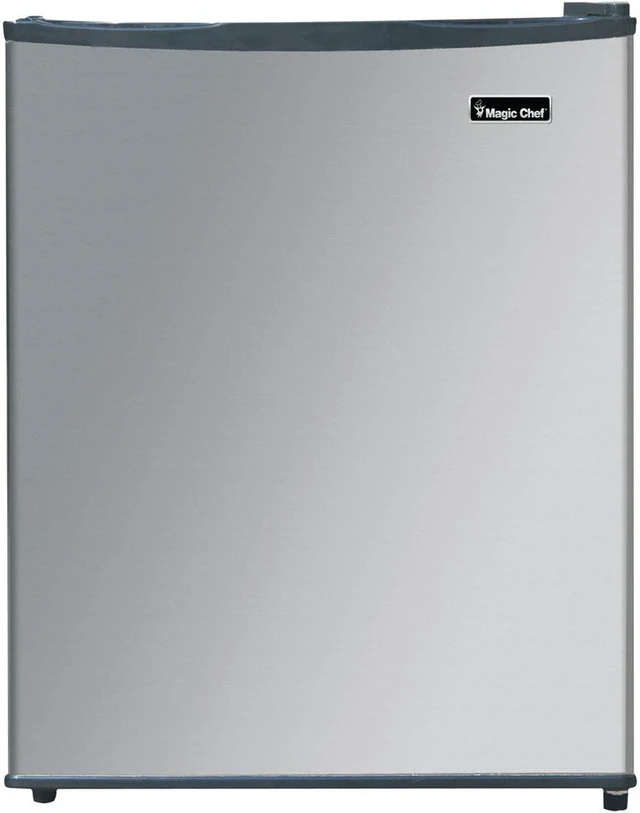 Alt view image 3 of 7 - Magic Chef - MCAR240SE2 - Magic Chef MCAR240SE2 2.4 Cubic-Ft Stainless Steel Refrigerator