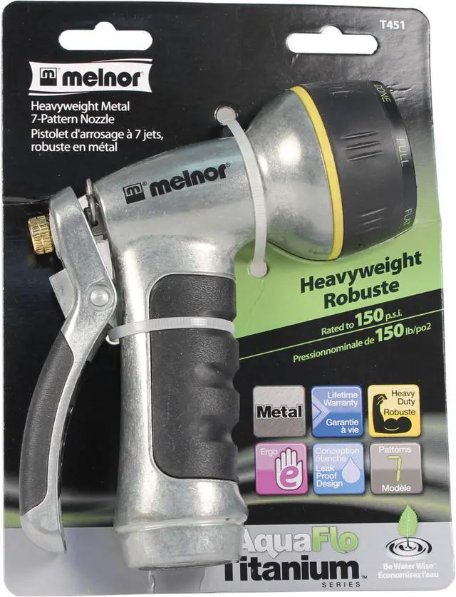 Alt view image 2 of 7 - Melnor XT451 Heavyweight 7-Pattern Nozzle
