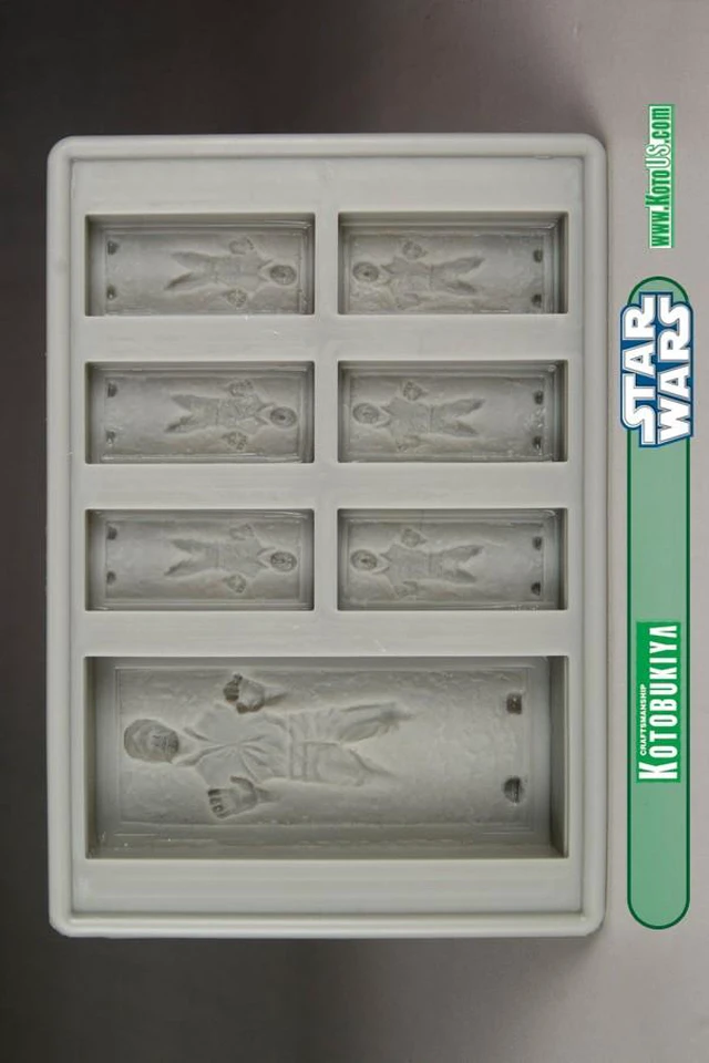 Alt view image 5 of 5 - Star Wars Han Solo In Carbonite Deluxe Large Size Silicone Ice Tray