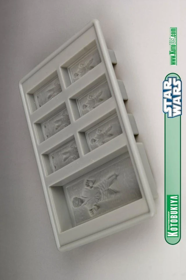 Alt view image 4 of 5 - Star Wars Han Solo In Carbonite Deluxe Large Size Silicone Ice Tray