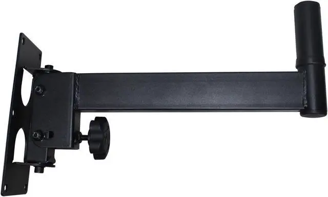 Main image of Adjustable Wall Mounted Speaker Bracket - Black