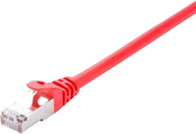 Main image of V7 CAT6 Ethernet Shielded STP 10M Red