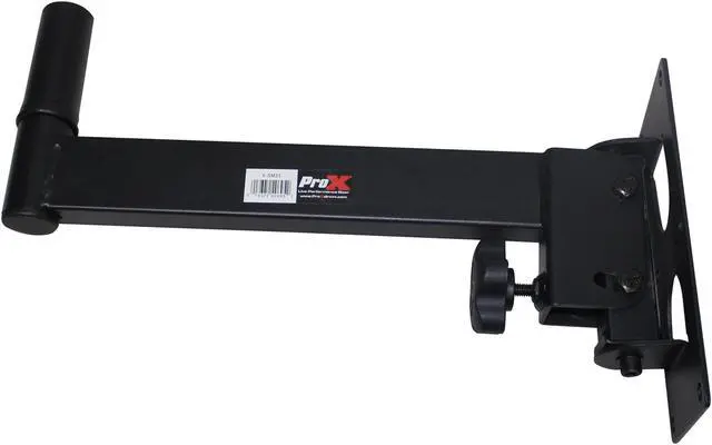 Alt view image 2 of 11 - Adjustable Wall Mounted Speaker Bracket - Black