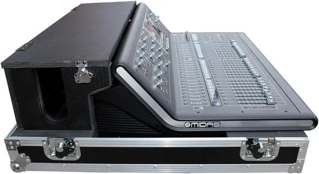 Alt view image 5 of 13 - Flight Case for Midas M32 Console with Doghouse and Wheels