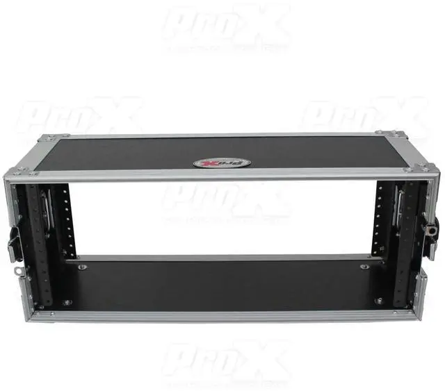 Alt view image 2 of 15 - 4U Deluxe Effects Rack  7" Deep Rail to Rail W/Handle