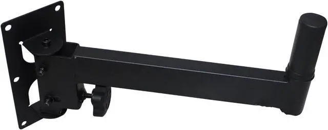 Alt view image 3 of 11 - Adjustable Wall Mounted Speaker Bracket - Black