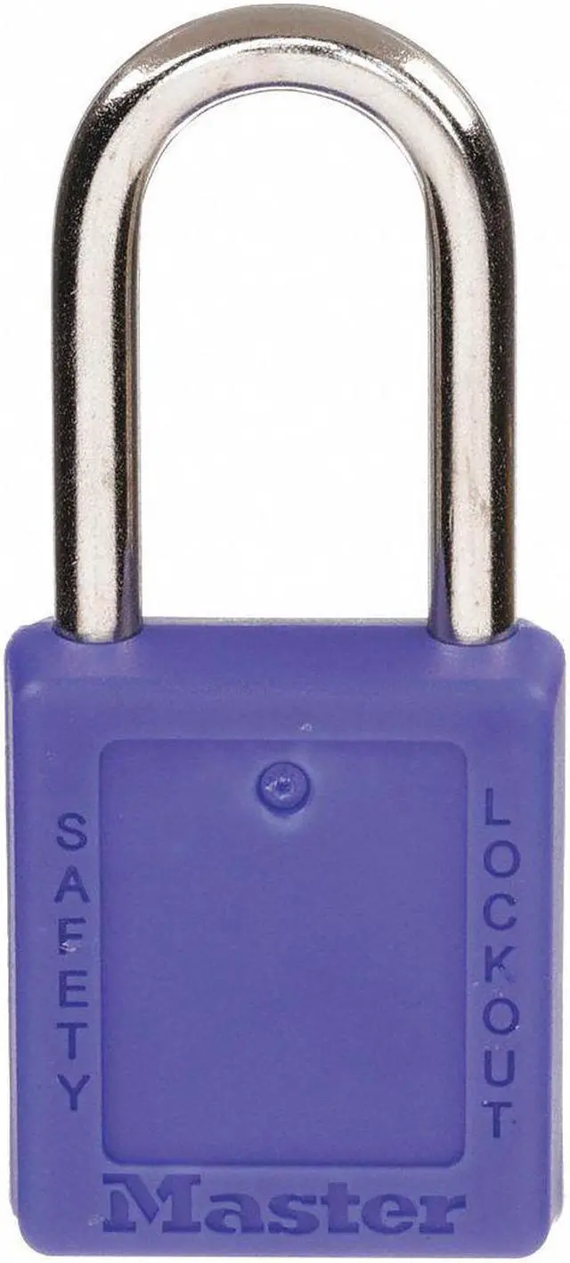 Main image of Lockout Padlock,KD,Blue,1-3/4"H,PK6 MASTER LOCK 410S6BLU