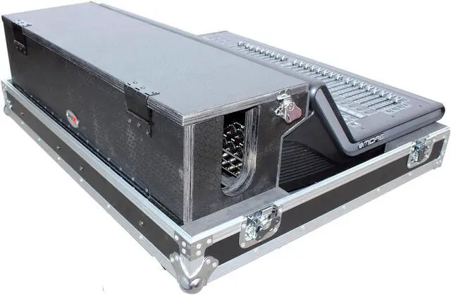 Alt view image 4 of 13 - Flight Case for Midas M32 Console with Doghouse and Wheels