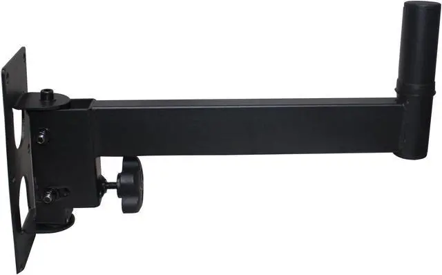 Alt view image 4 of 11 - Adjustable Wall Mounted Speaker Bracket - Black