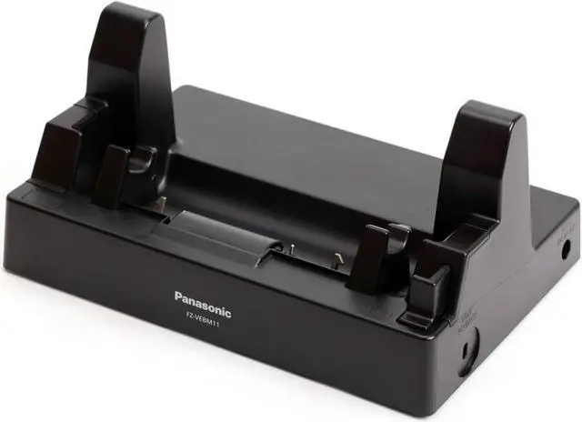 Alt view image 7 of 15 - Panasonic Lite-function Cradle - Docking - Tablet PC - Synchronizing Capability - 2 x USB DUAL DISPL