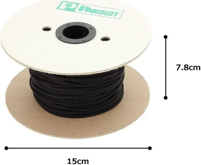 Alt view image 4 of 6 - PANDUIT SE50P-CR0 Braided Sleeving,0.500 In.,100 ft.,Black