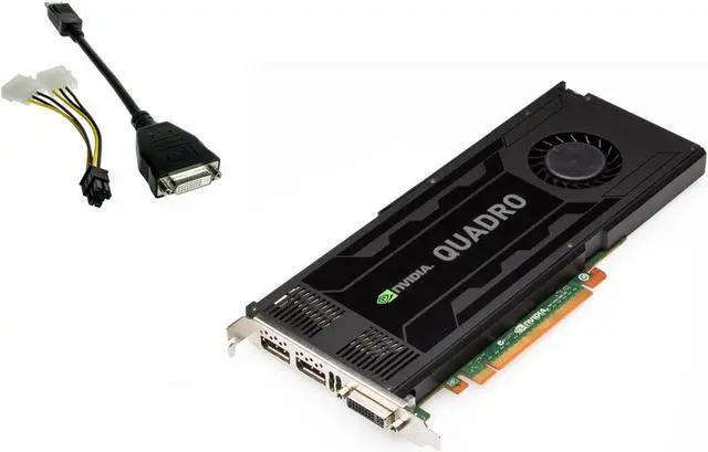 Alt view image 2 of 2 - Hp Quadro K4000 Graphic Card - 3 Gb Gddr5 Sdram - Pci