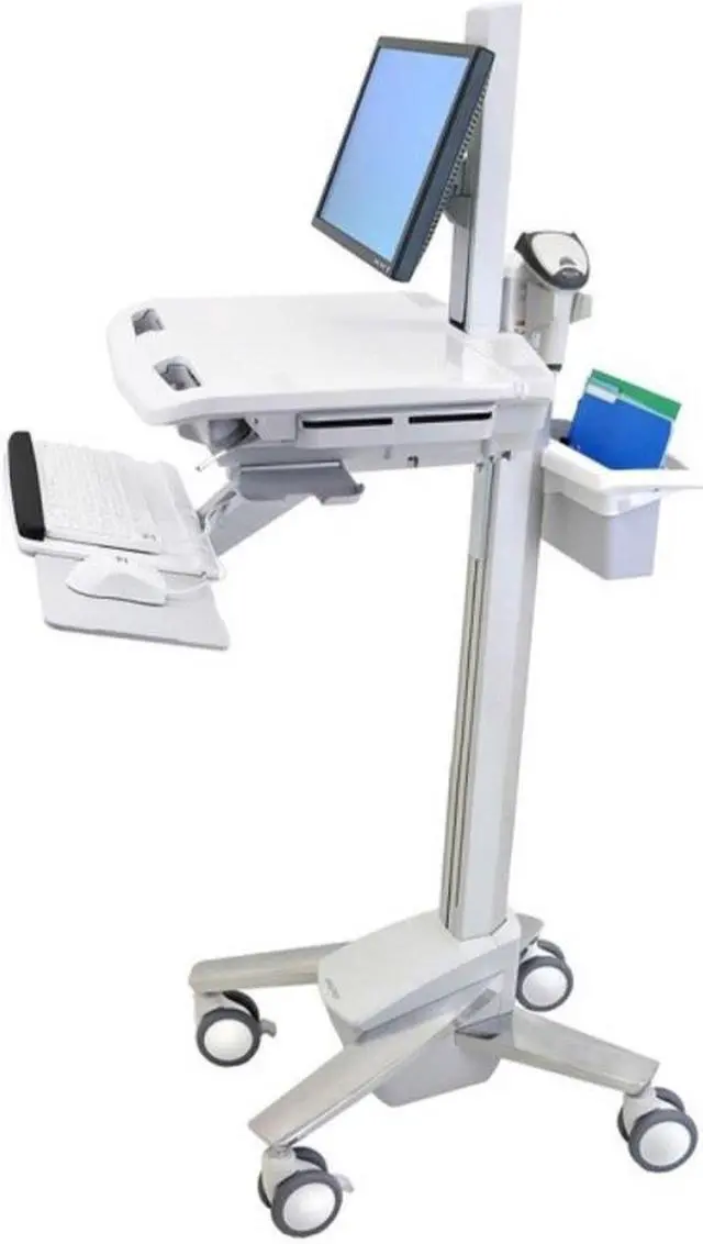 Alt view image 2 of 3 - Ergotron StyleView EMR Cart with LCD Pivot
